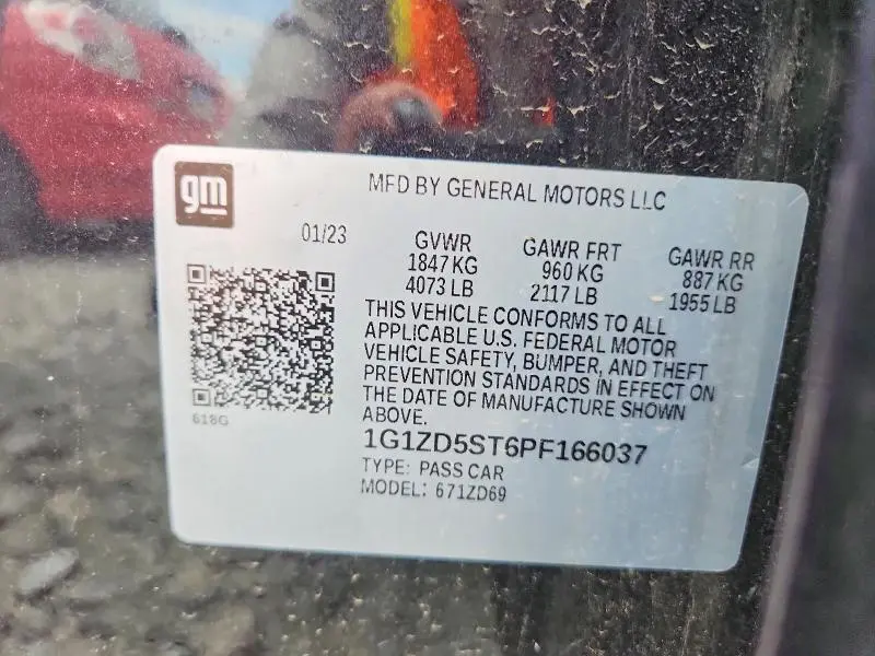 2023 CHEVROLET MALIBU LT  