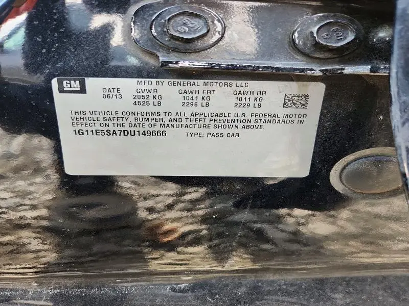 2013 CHEVROLET MALIBU 2LT  