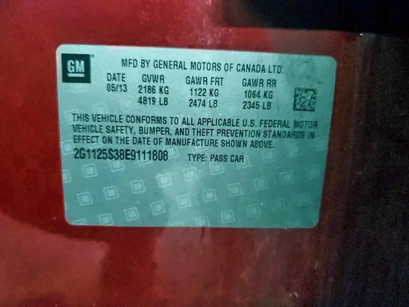 2014 CHEVROLET IMPALA LT  