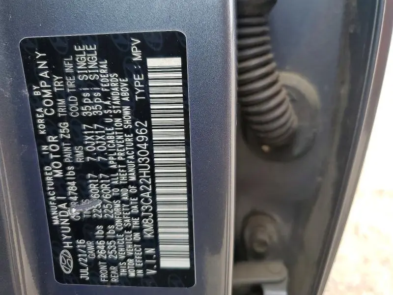 2017 HYUNDAI TUCSON ECO  