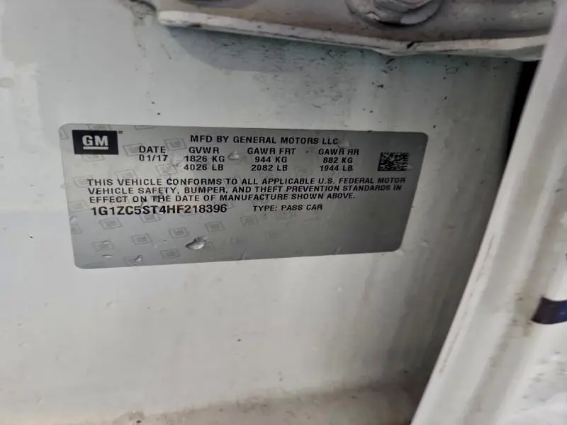 2017 CHEVROLET MALIBU LS  