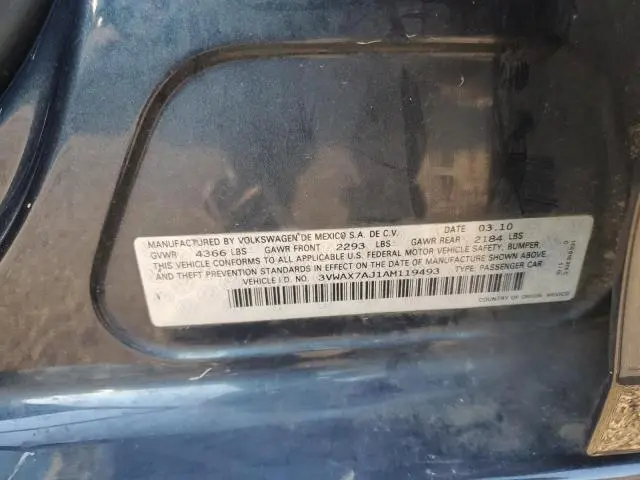 2010 VOLKSWAGEN JETTA LIMITED  