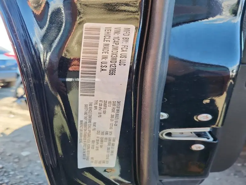 2021 JEEP CHEROKEE LIMITED  