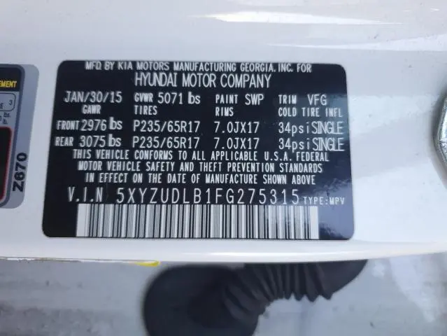 2015 HYUNDAI SANTA FE SPORT   