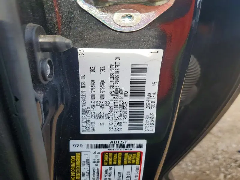 2016 TOYOTA TUNDRA PLATINUM  