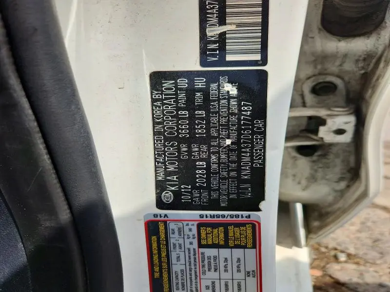 2013 KIA RIO LX  