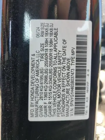 2025 HONDA PILOT EXL  