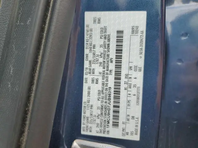 2018 FORD ESCAPE SEL  