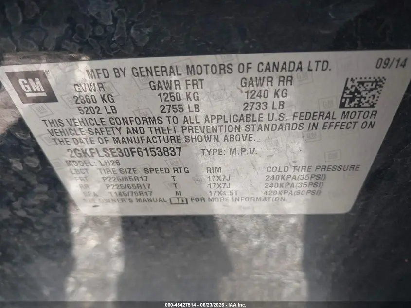 2015 GMC TERRAIN SLT-1