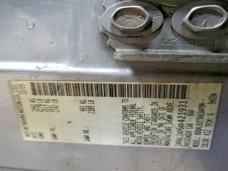 2010 NISSAN ALTIMA 2.5  