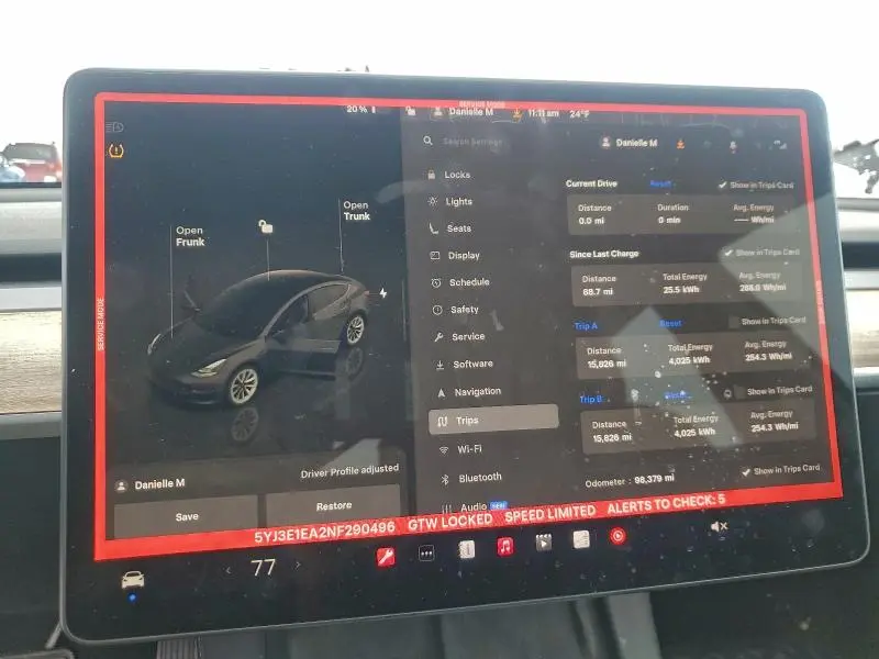 2022 TESLA MODEL 3   