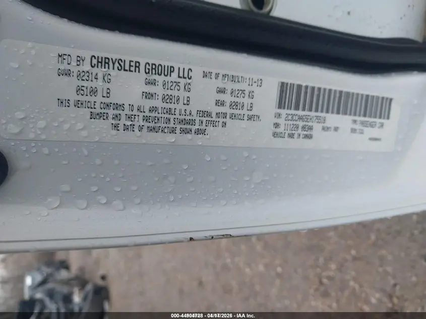 2014 CHRYSLER 300  
