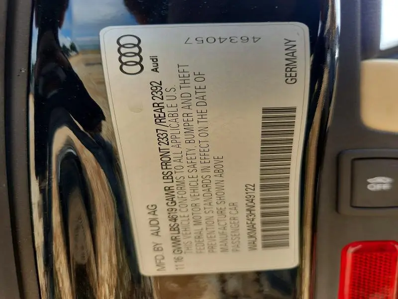 2017 AUDI A4 ULTRA PREMIUM  
