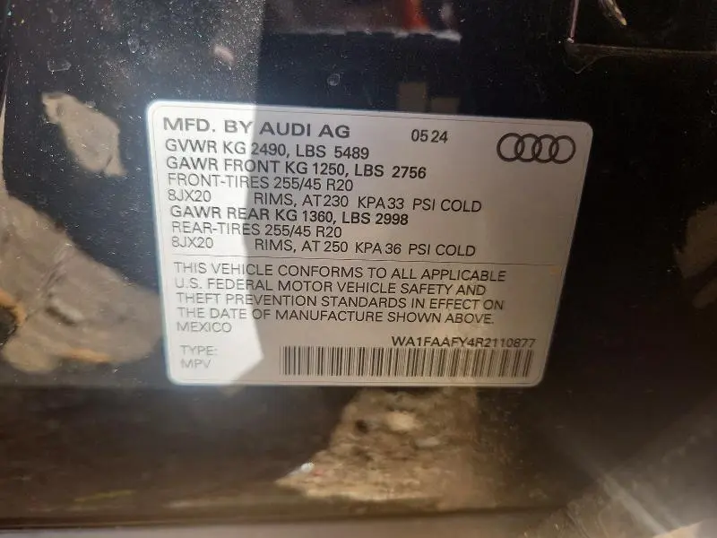 2024 AUDI Q5 PRESTIGE 45  