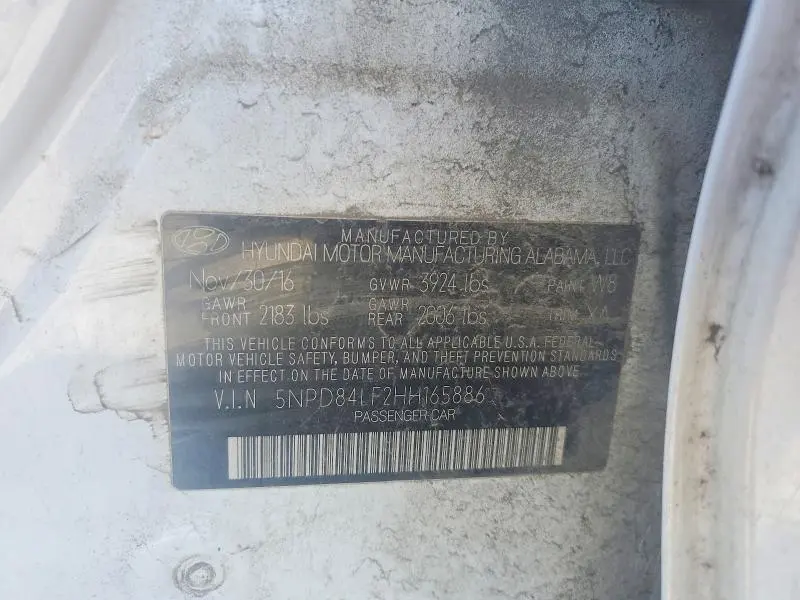 2017 HYUNDAI ELANTRA SE  