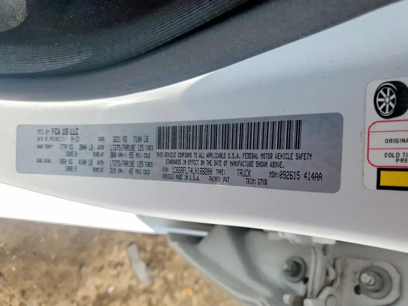 2020 RAM 1500 REBEL  