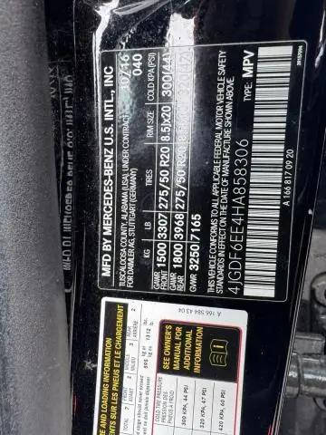 2017 MERCEDES-BENZ GLS 450 4MATIC  