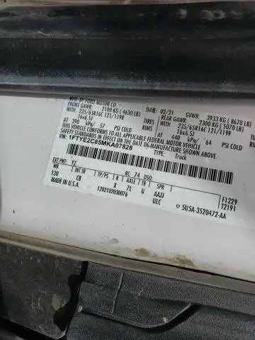 2021 FORD TRANSIT T-150  
