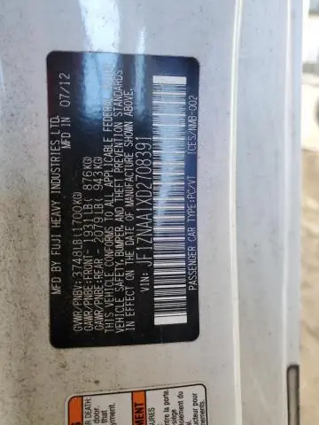 2013 TOYOTA SCION FR-S   