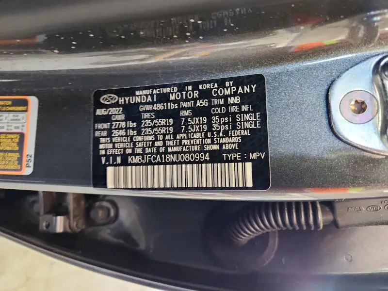 2022 HYUNDAI TUCSON SEL CONVENIENCE  