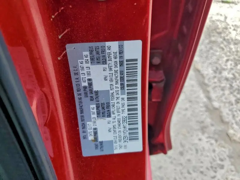 2017 MAZDA 3 GRAND TOURING  