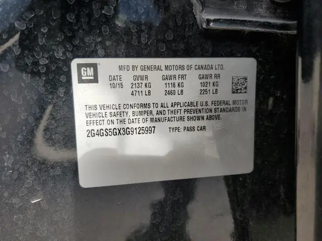 2016 BUICK REGAL PREMIUM  