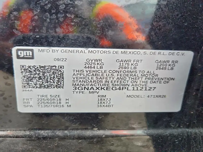 2023 CHEVROLET EQUINOX LT  