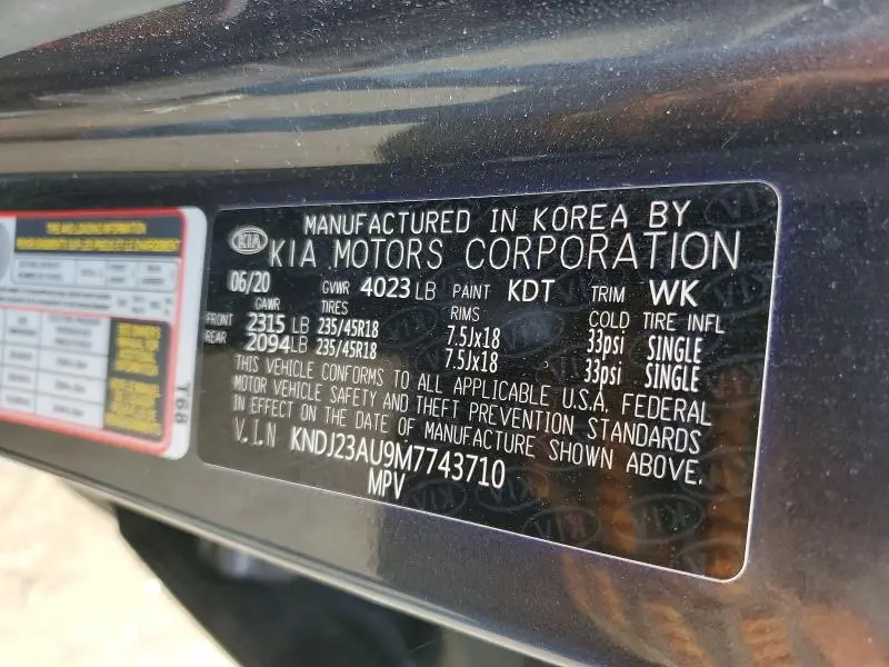 2021 KIA SOUL X-LINE  