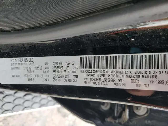 2020 RAM 1500 BIG HORN/LONE STAR