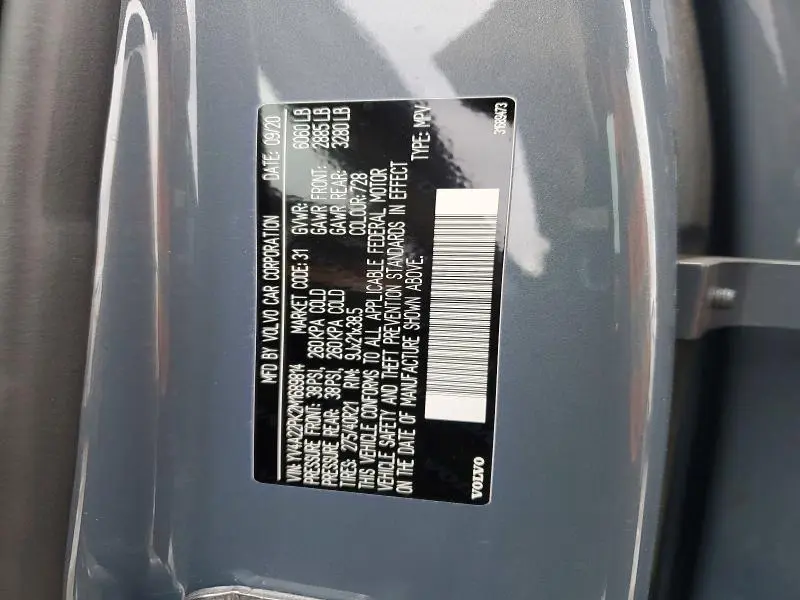 2021 VOLVO XC90 T6 MOMENTUM  