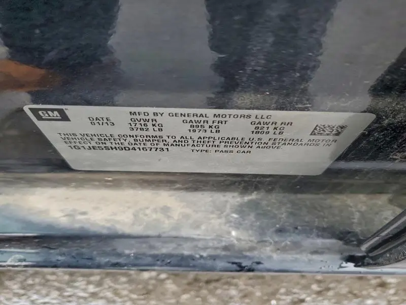 2013 CHEVROLET SONIC LTZ  