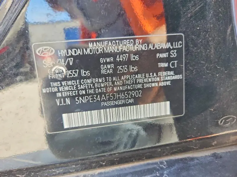 2018 HYUNDAI SONATA SEL  