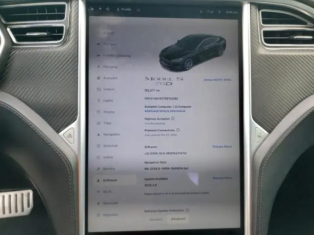 2016 TESLA MODEL S   