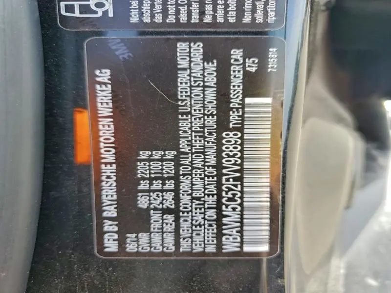 2015 BMW X1 XDRIVE35I  