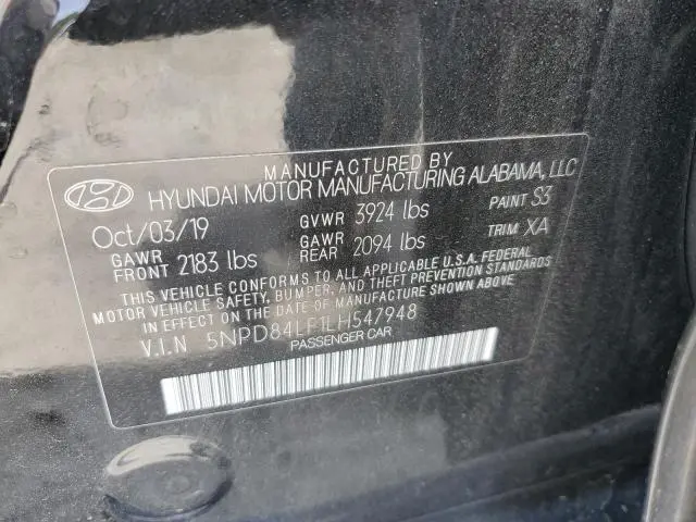 2020 HYUNDAI ELANTRA SEL