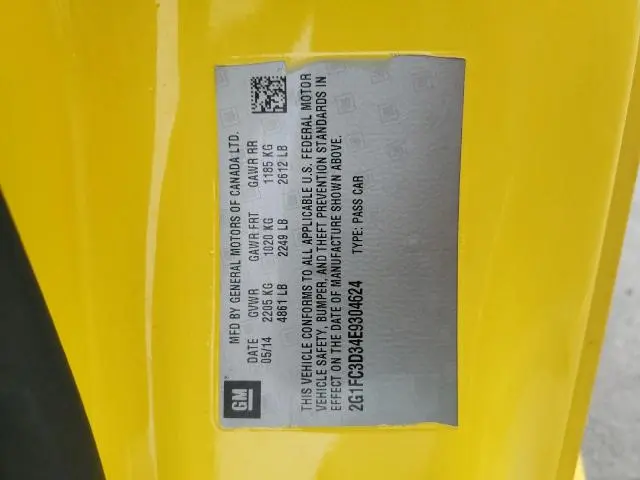 2014 CHEVROLET CAMARO LT  