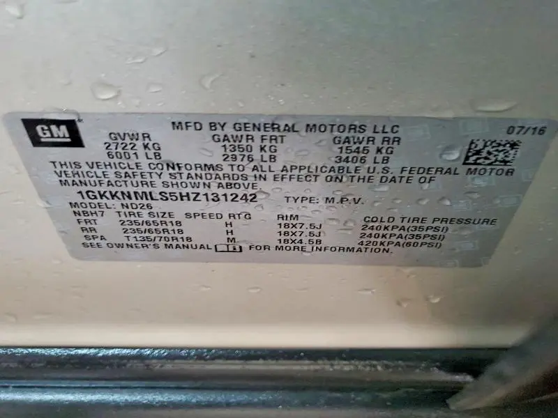 2017 GMC ACADIA SLT-1  