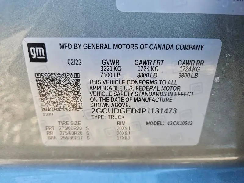 2023 CHEVROLET SILVERADO K1500 LTZ  