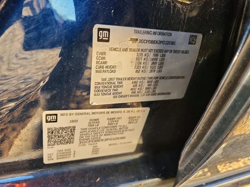 2023 CHEVROLET SILVERADO K1500 CUSTOM  