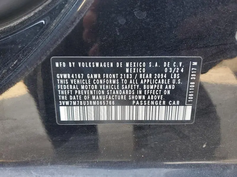 2024 VOLKSWAGEN JETTA SE  