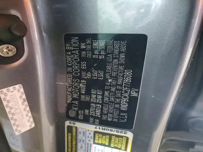 2015 KIA SPORTAGE LX  