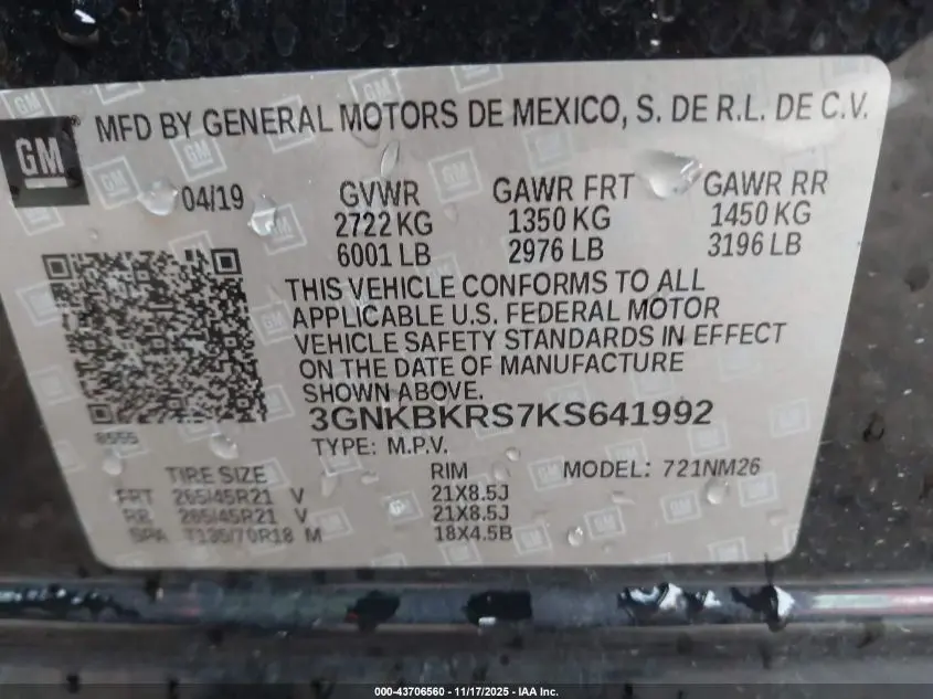 2019 CHEVROLET BLAZER PREMIER