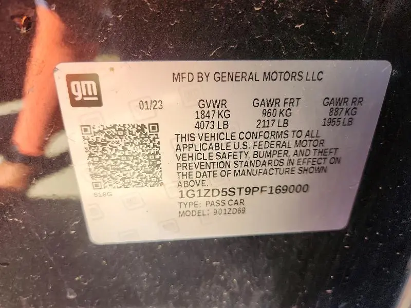 2023 CHEVROLET MALIBU LT  
