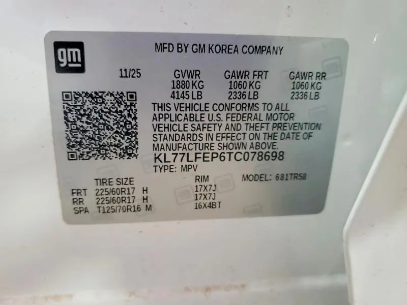 2026 CHEVROLET TRAX LS  