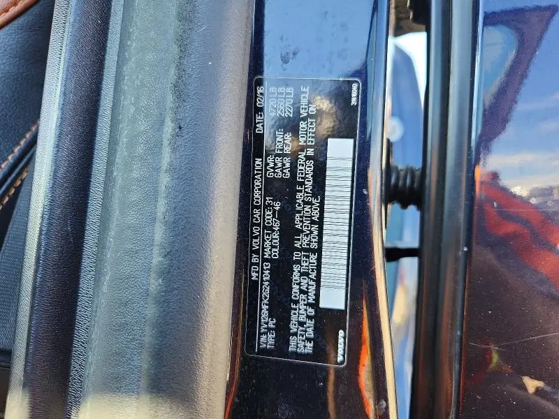 2016 VOLVO S60 PREMIER  