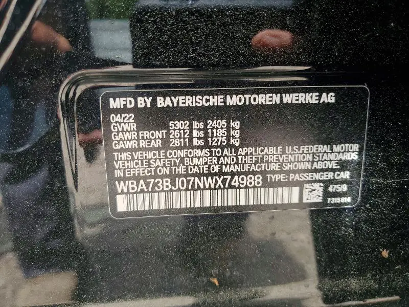 2022 BMW 540 XI  