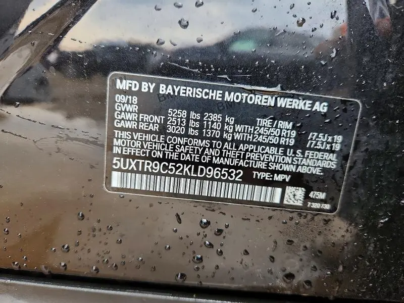 2019 BMW X3 XDRIVE30I  