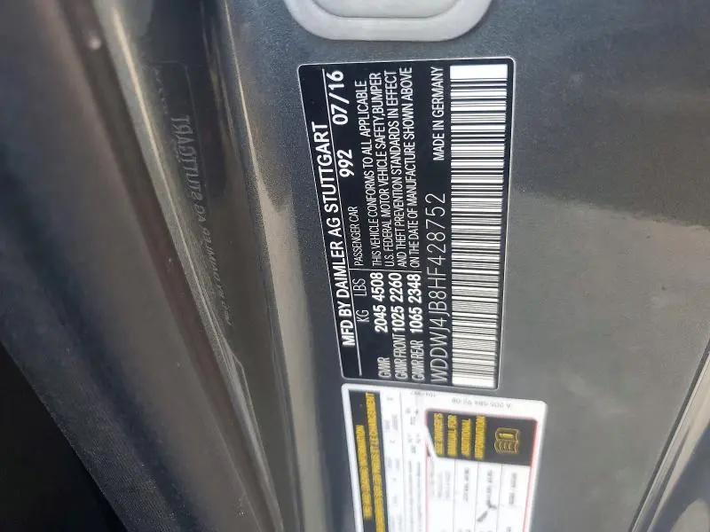 2017 MERCEDES-BENZ C 300  