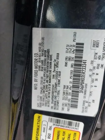 2014 FORD FUSION SE  