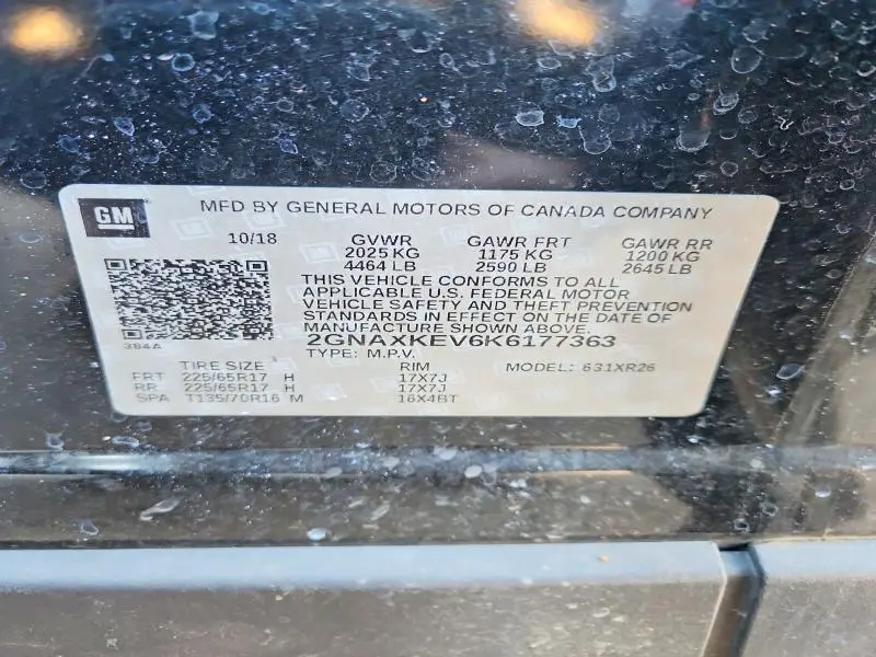 2019 CHEVROLET EQUINOX LT  